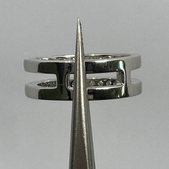 Moissanite Diamond Ring Enhancer Wedding Band GRA Certified Jewelry Size 7 - Picture 8 of 12